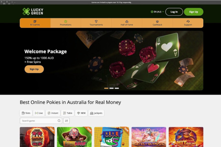 Luckygreen Casino Exciting Bonuses Await You!